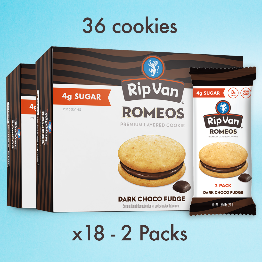 Dark Chocolate Fudge Romeos