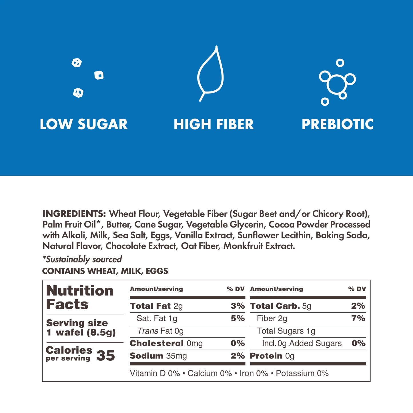 Mini Wafels Cookies & Cream