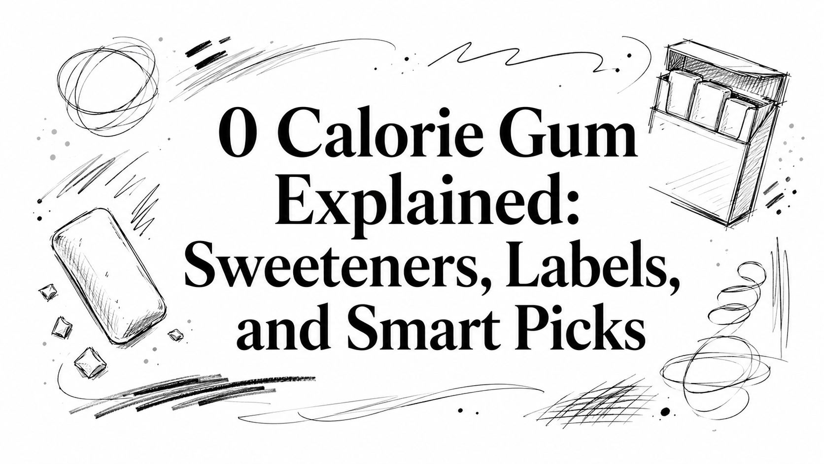 0 Calorie Gum Explained: Sweeteners, Labels, and Smart Picks