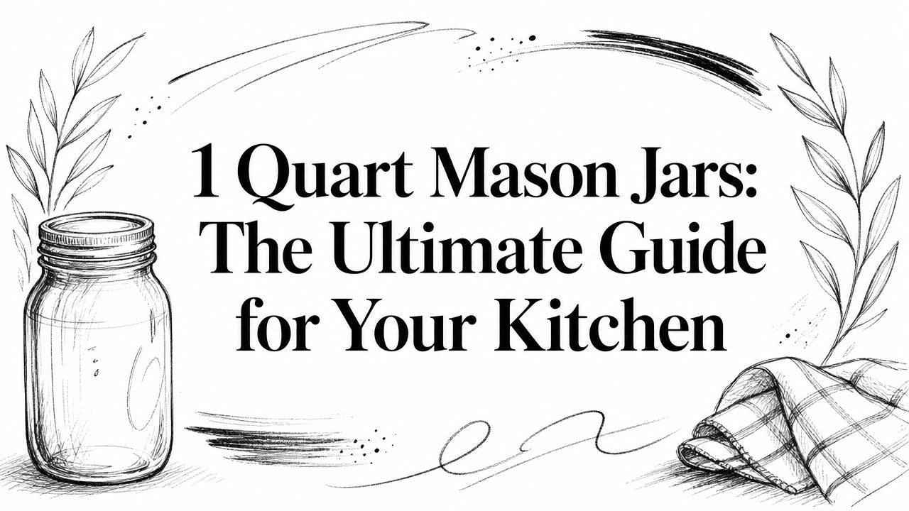 1 Quart Mason Jars: The Ultimate Guide for Your Kitchen