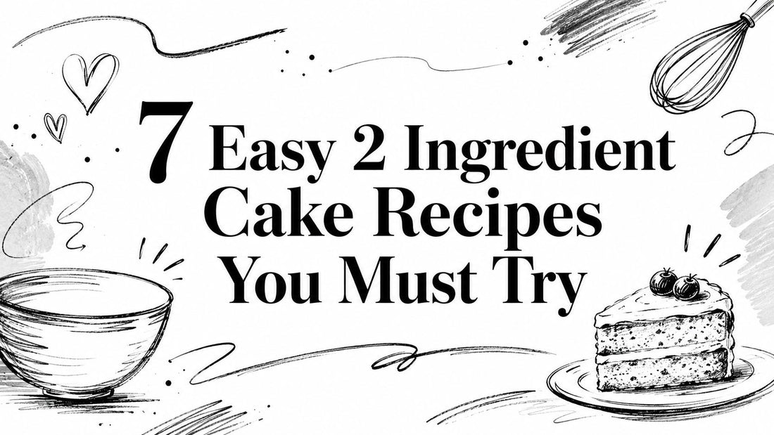 7 Easy 2 Ingredient Cake Recipes You Must Try