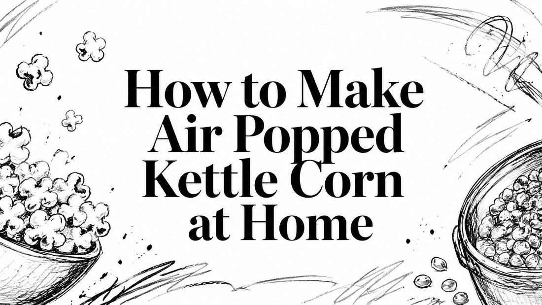 How to Make Air Popped Kettle Corn at Home