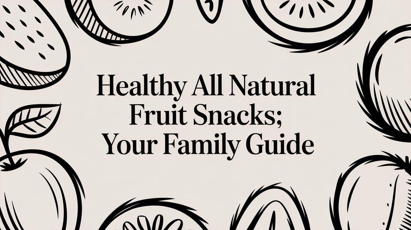 Healthy All Natural Fruit Snacks: Your Family Guide