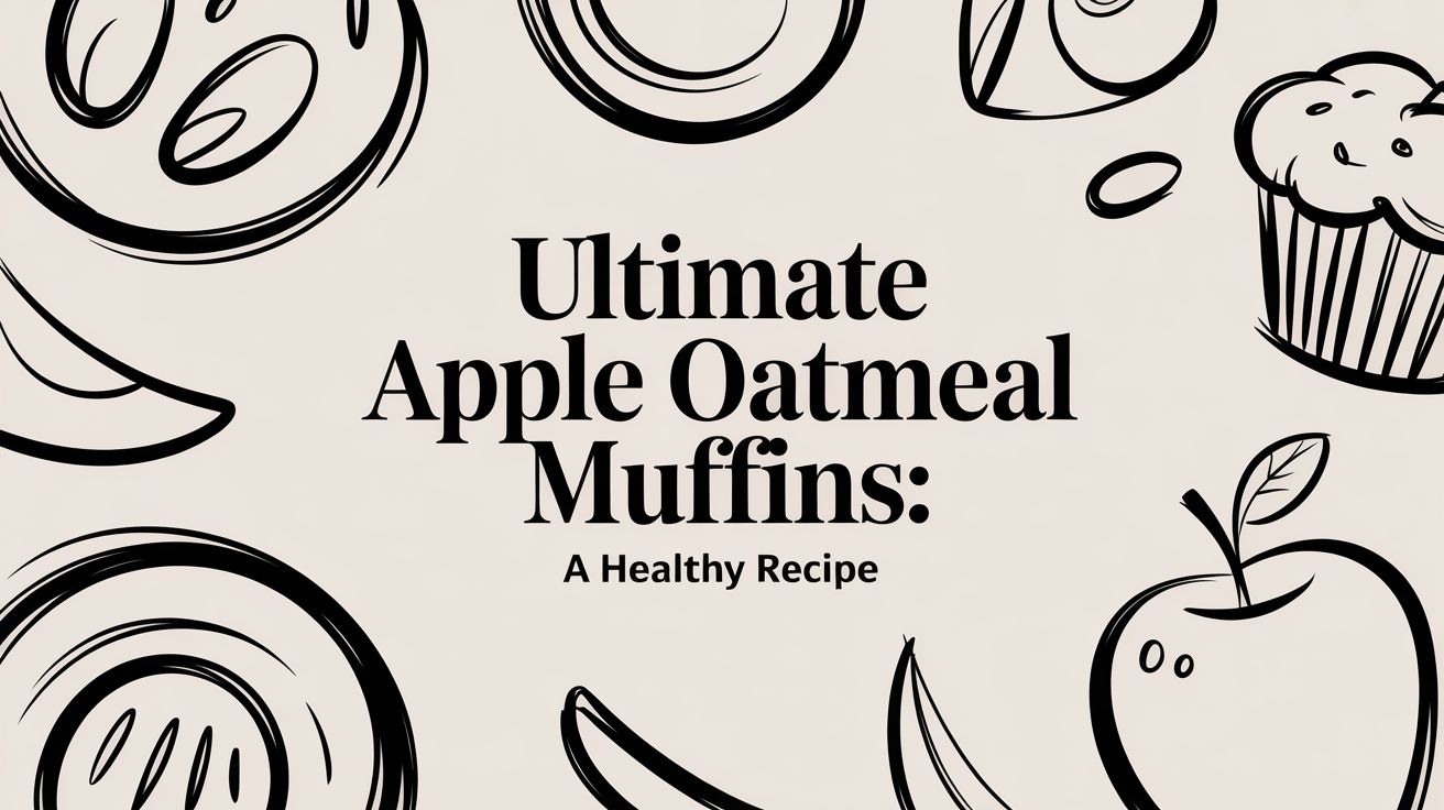 Ultimate Apple Oatmeal Muffins: A Healthy Recipe