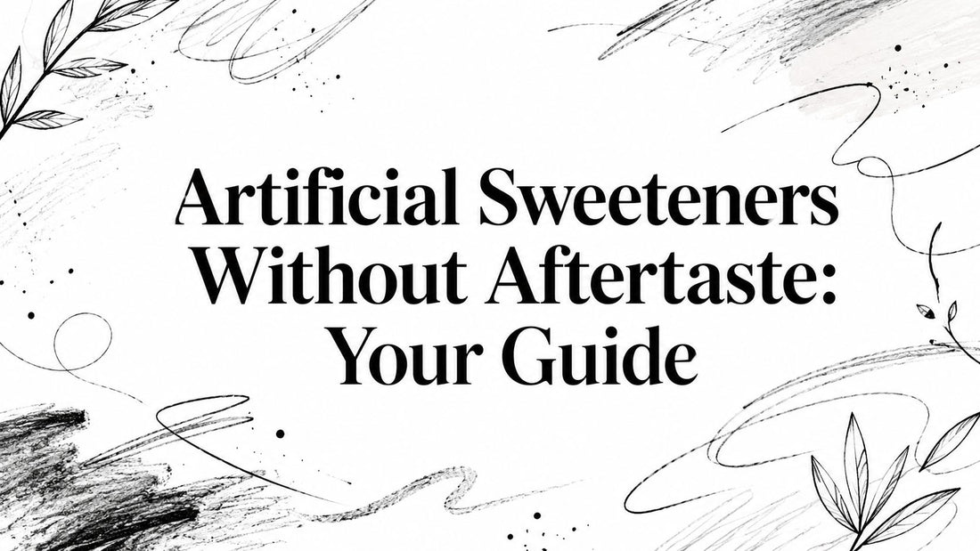 Artificial Sweeteners Without Aftertaste: Your Guide