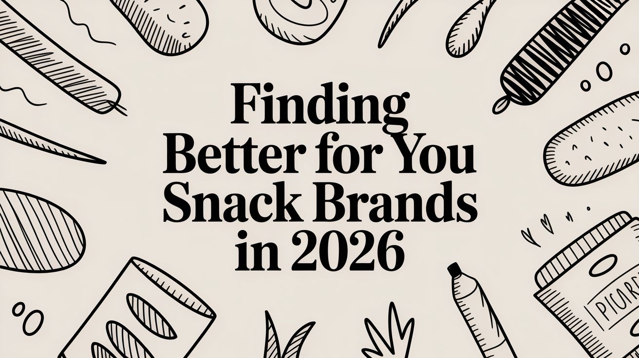 Finding Better For You Snack Brands in 2026