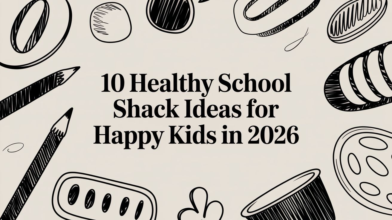 10 Healthy School Snack Ideas for Happy Kids in 2026