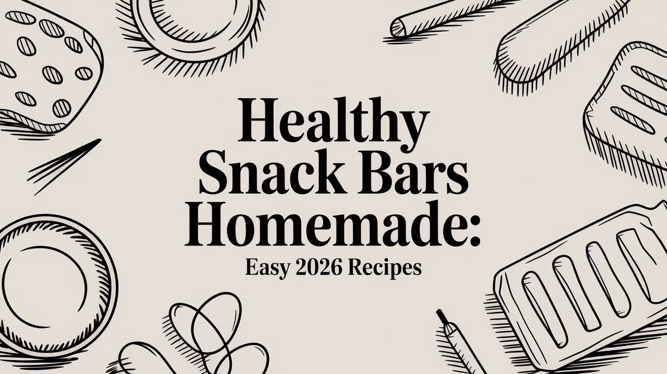 Healthy Snack Bars Homemade: Easy 2026 Recipes