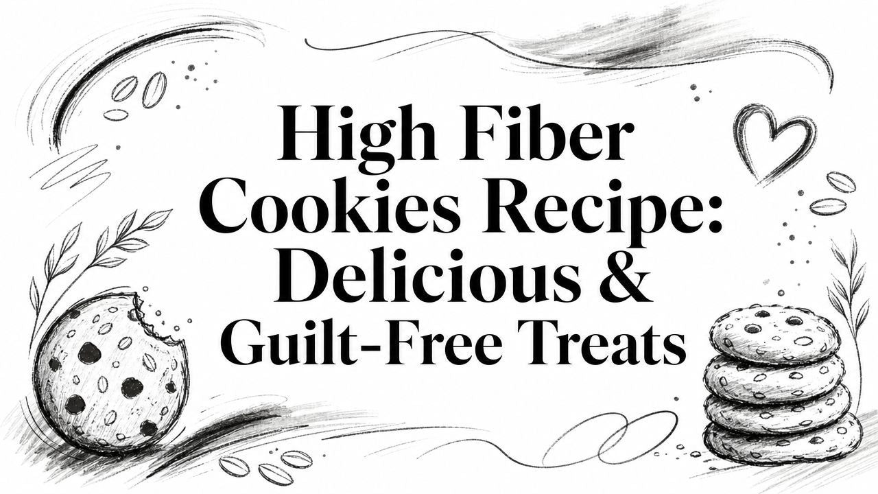 High Fiber Cookies Recipe: Delicious & Guilt-Free Treats