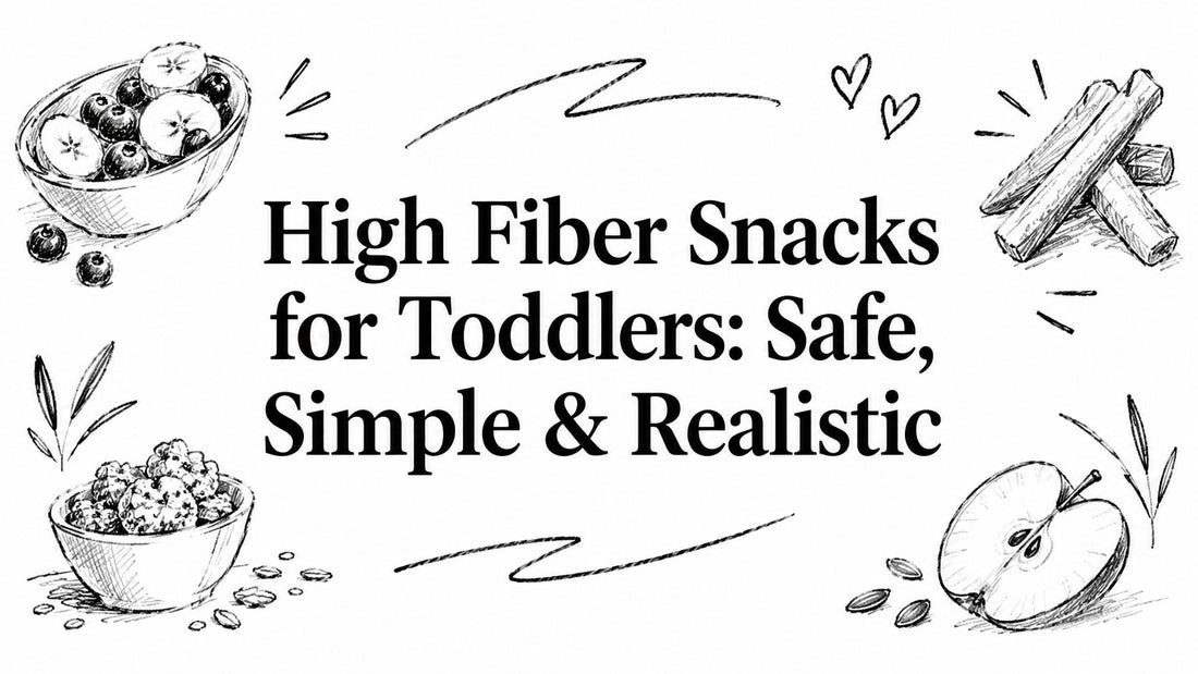High Fiber Snacks for Toddlers: Safe, Simple & Realistic