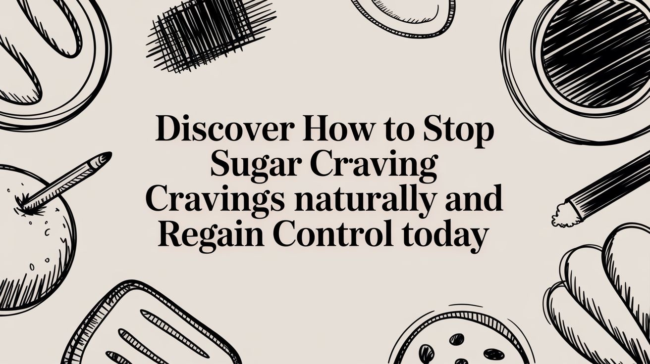 Discover how to stop sugar cravings naturally and regain control today