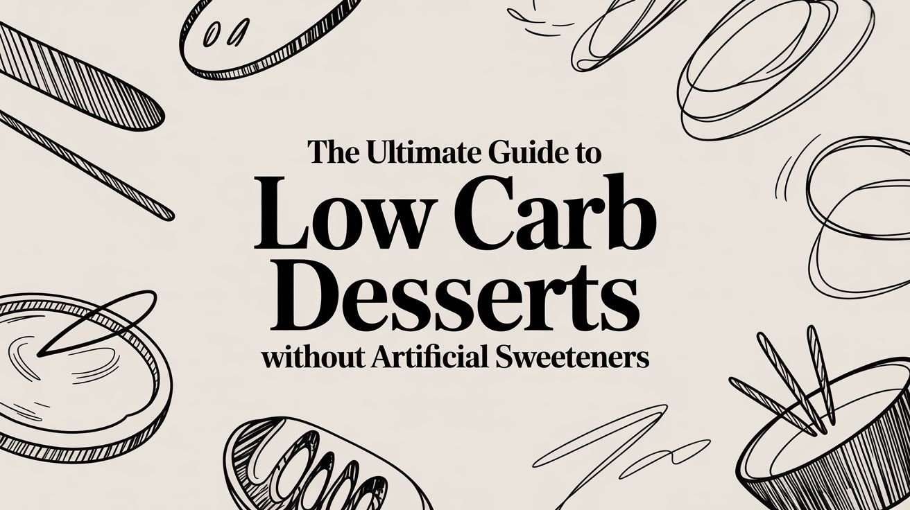 The Ultimate Guide to Low Carb Desserts Without Artificial Sweeteners