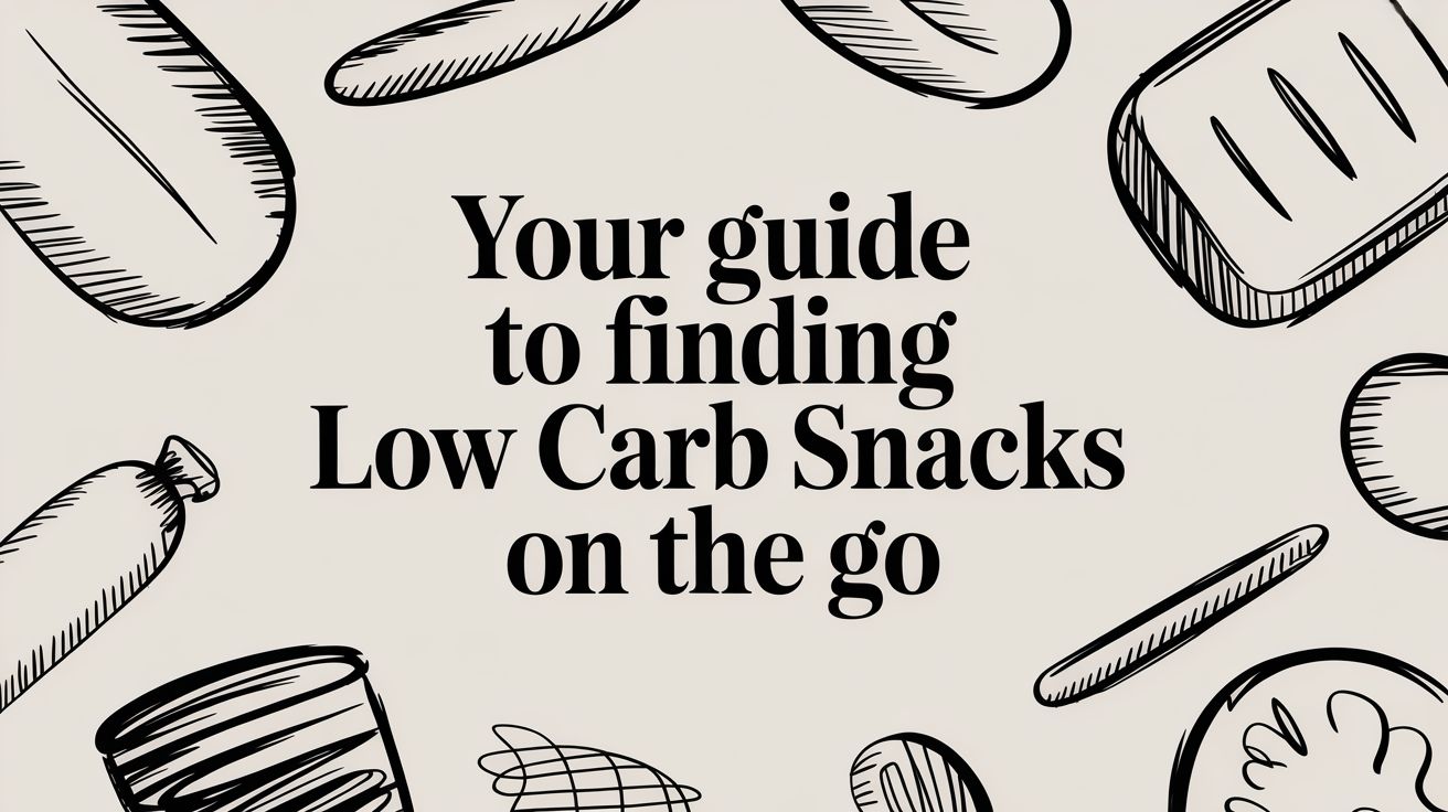 Your Guide to Finding Low Carb Snacks On The Go