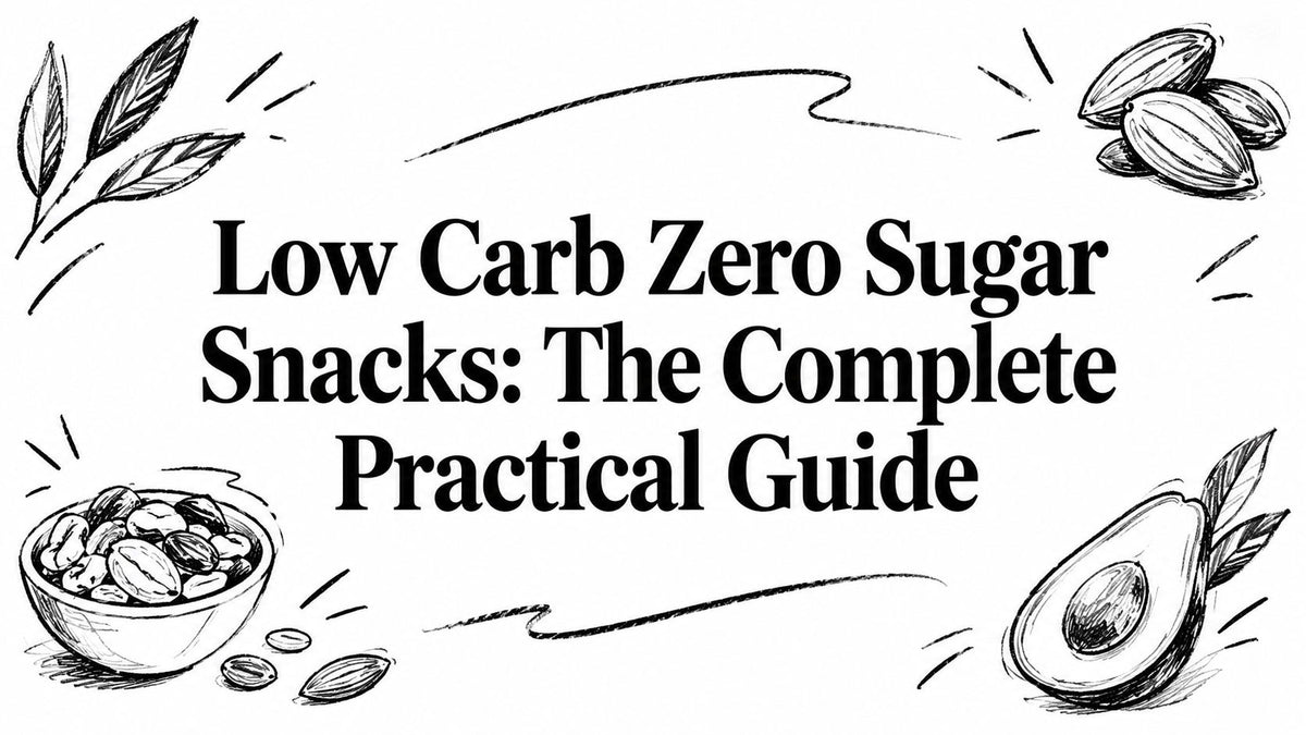 Low Carb Zero Sugar Snacks: The Complete Practical Guide