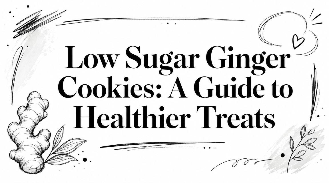 Low Sugar Ginger Cookies: A Guide to Healthier Treats