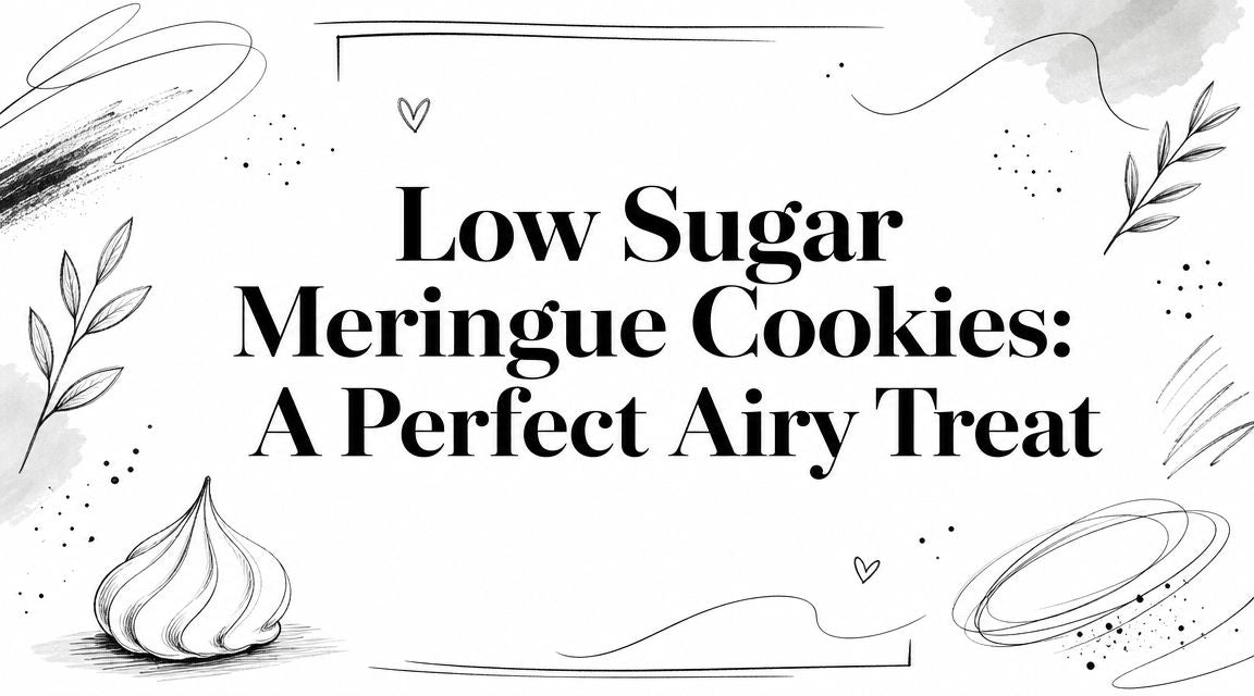 Low Sugar Meringue Cookies: A Perfect Airy Treat