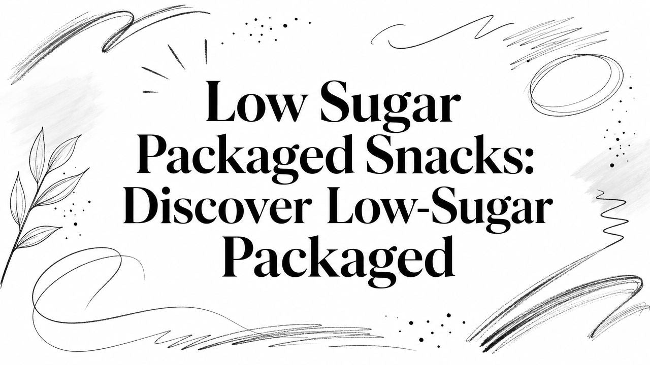 Low Sugar Packaged Snacks: Discover Low-Sugar Packaged
