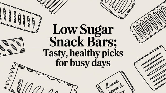 Low Sugar Snack Bars: Tasty, Healthy Picks for Busy Days