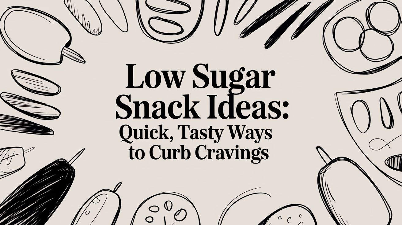 Low Sugar Snack Ideas: Quick, Tasty Ways to Curb Cravings