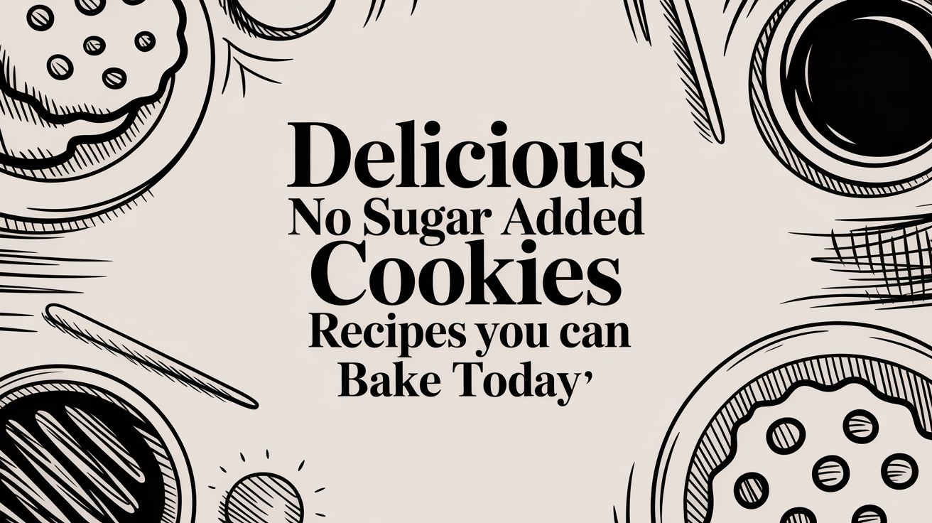 Delicious No Sugar Added Cookies Recipes You Can Bake Today