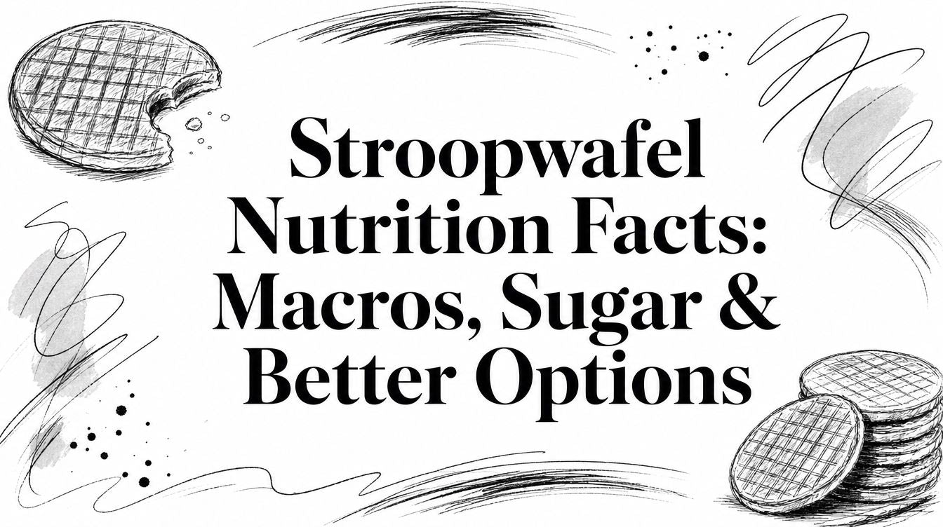 Stroopwafel Nutrition Facts: Macros, Sugar & Better Options