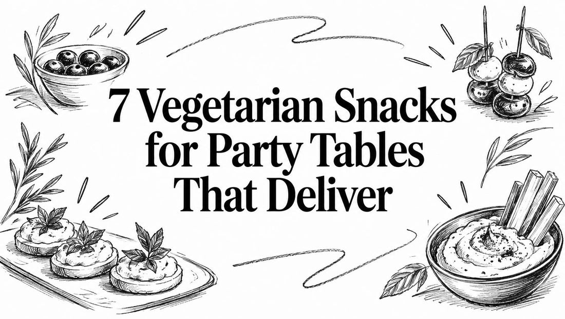7 Vegetarian Snacks for Party Tables That Deliver