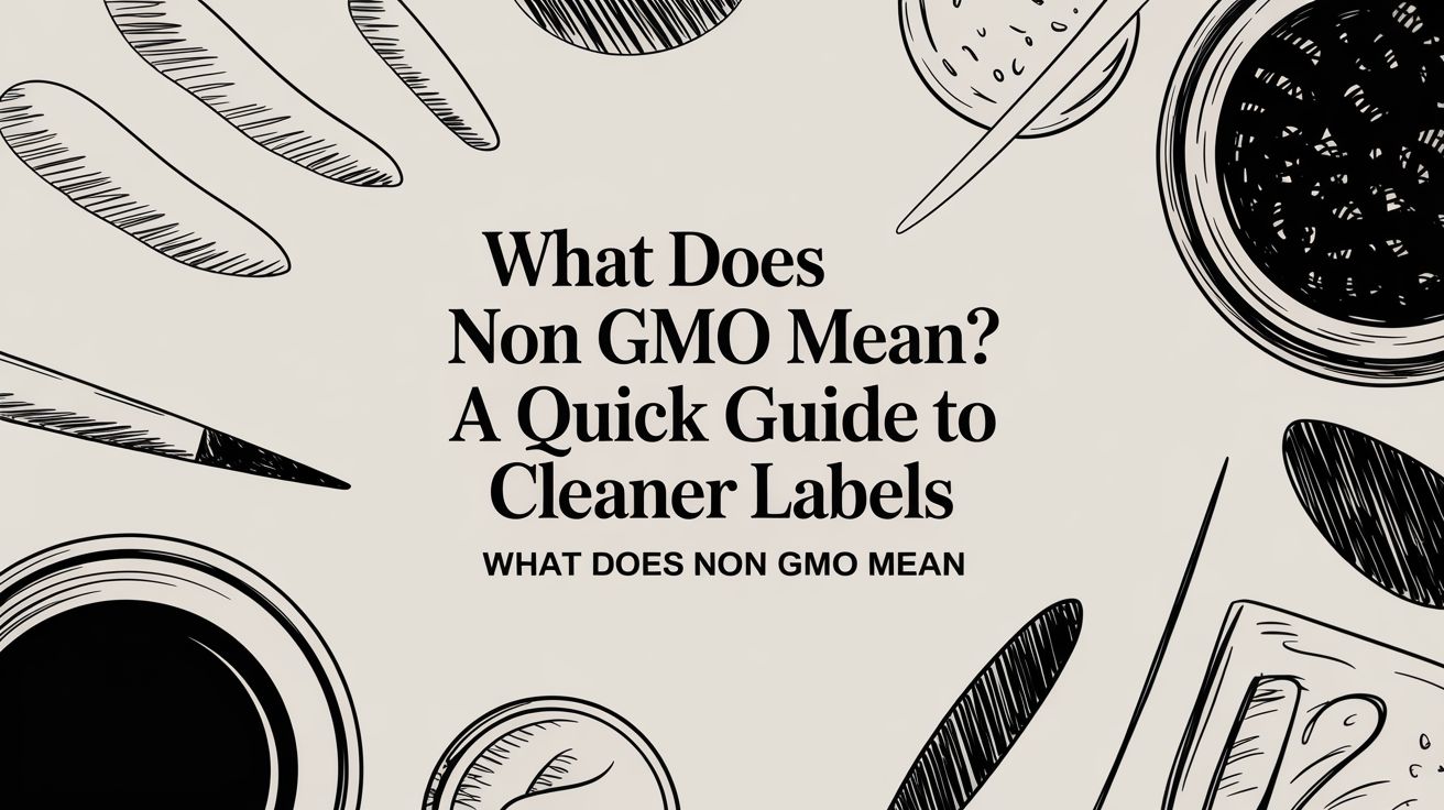 What Does Non GMO Mean? A Quick Guide to Cleaner Labels what does non gmo mean