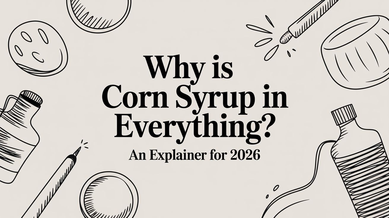 Why Is Corn Syrup in Everything? An Explainer for 2026