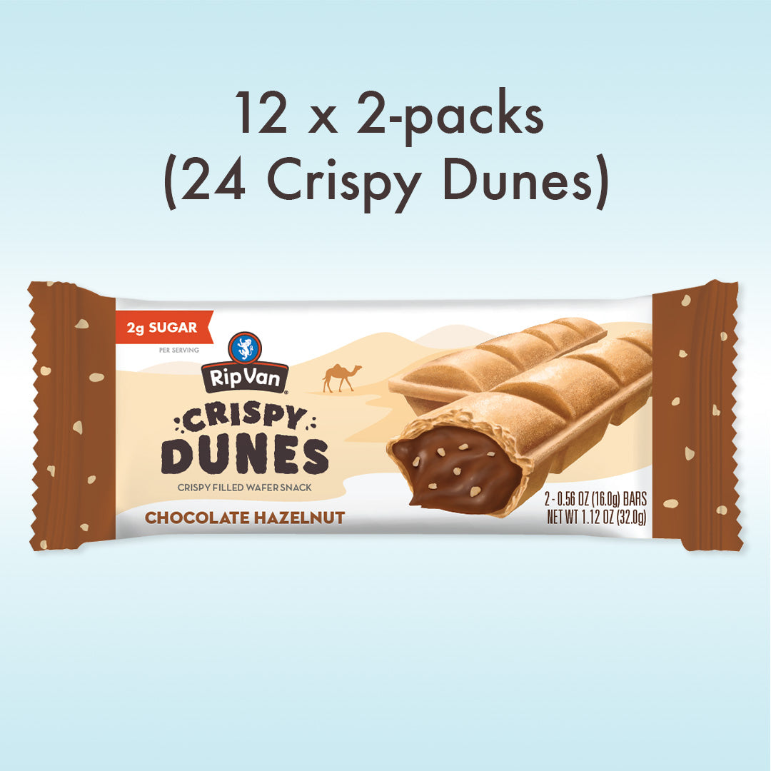Chocolate Hazelnut Crispy Dunes