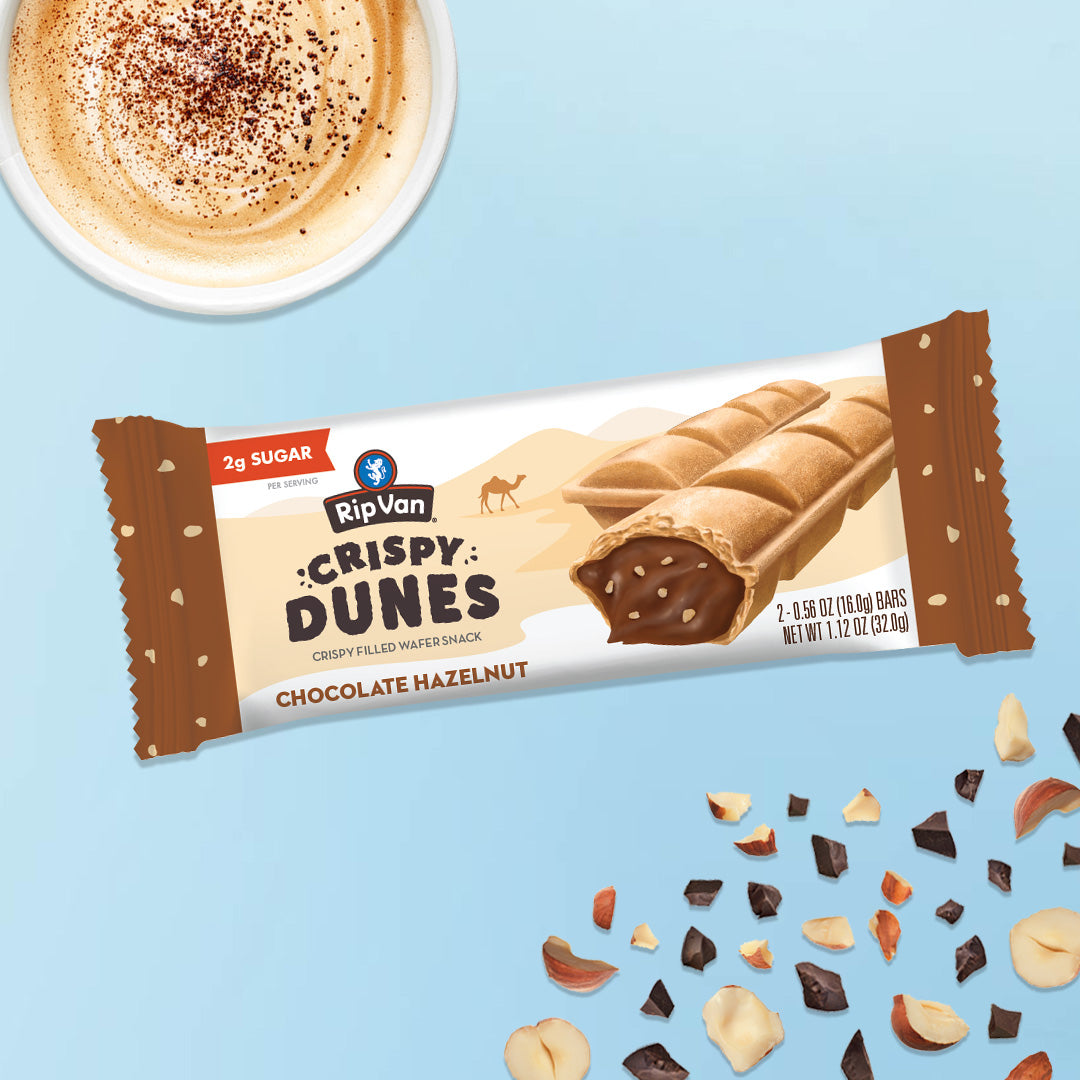 Chocolate Hazelnut Crispy Dunes