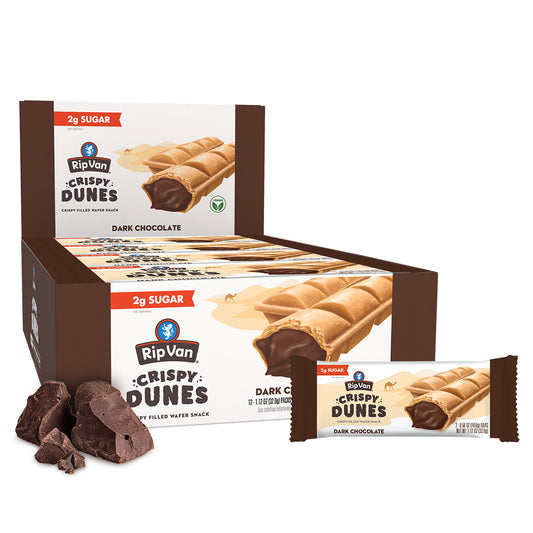 Dark Chocolate Crispy Dunes