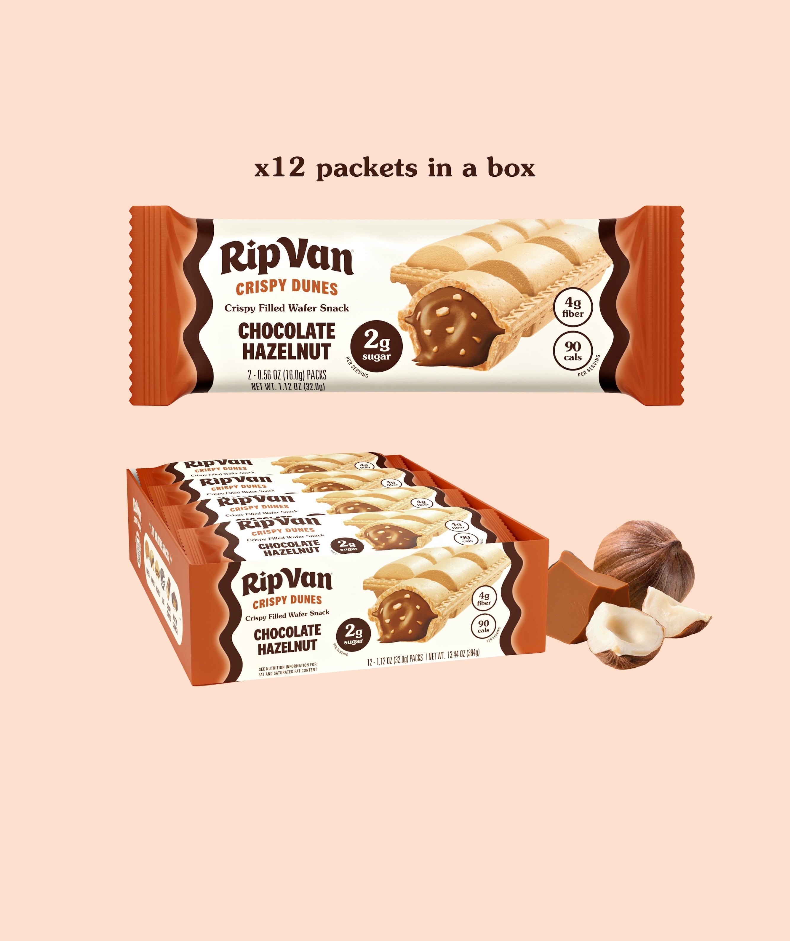Crispy Dunes Chocolate Hazelnut