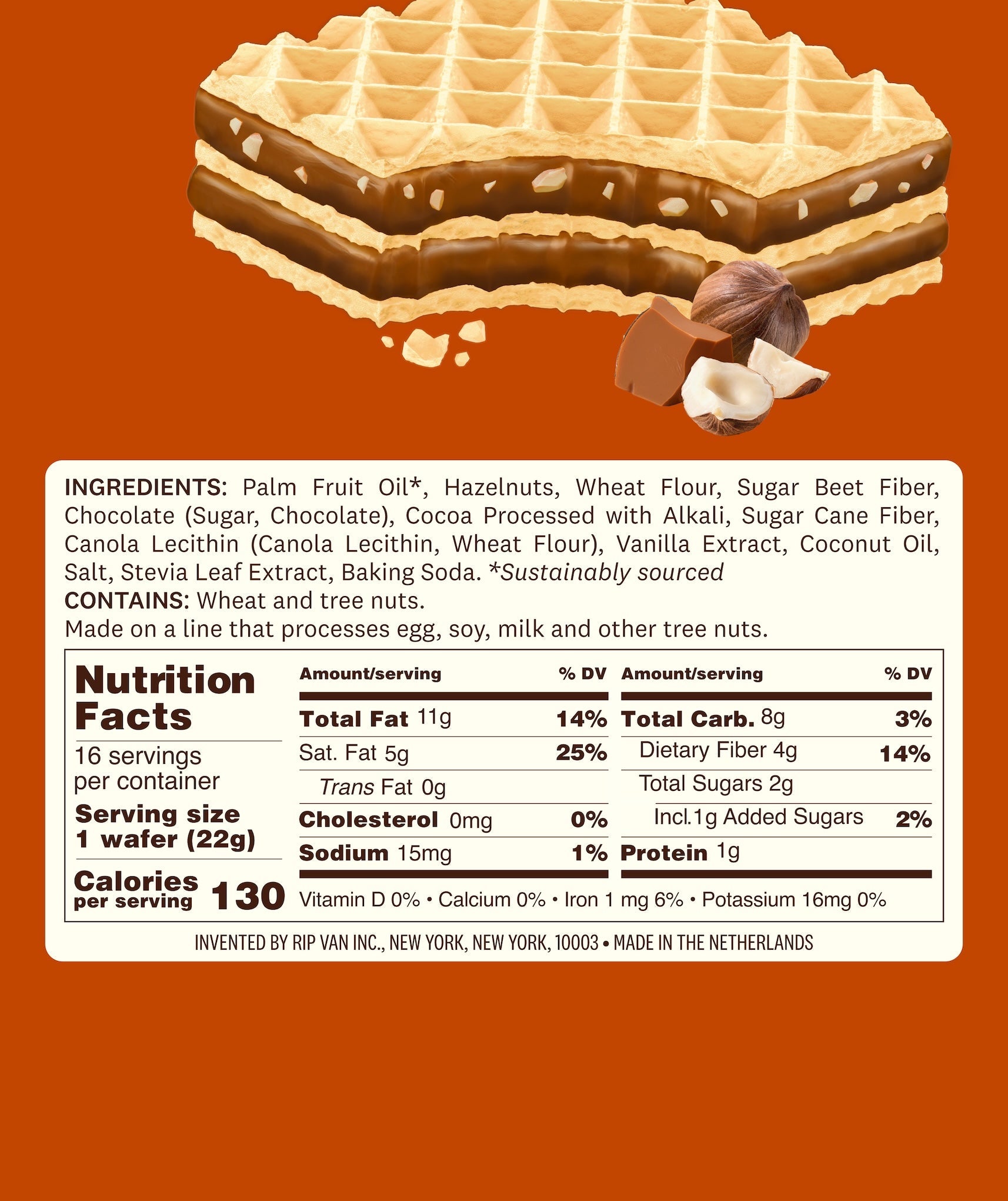 Wafers Chocolate Hazelnut