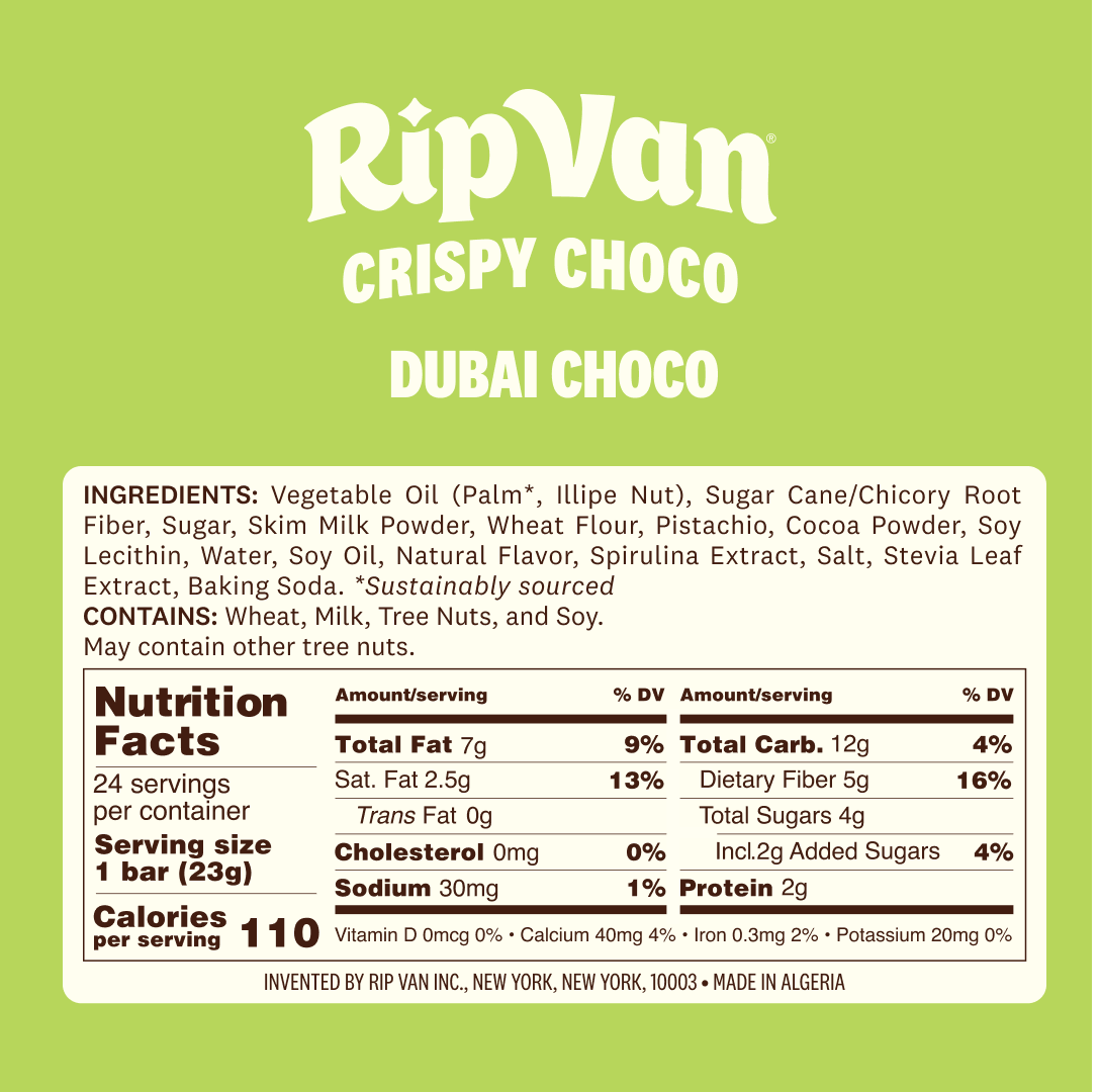 Crispy Choco Dubai - Pistachio & Kunafa