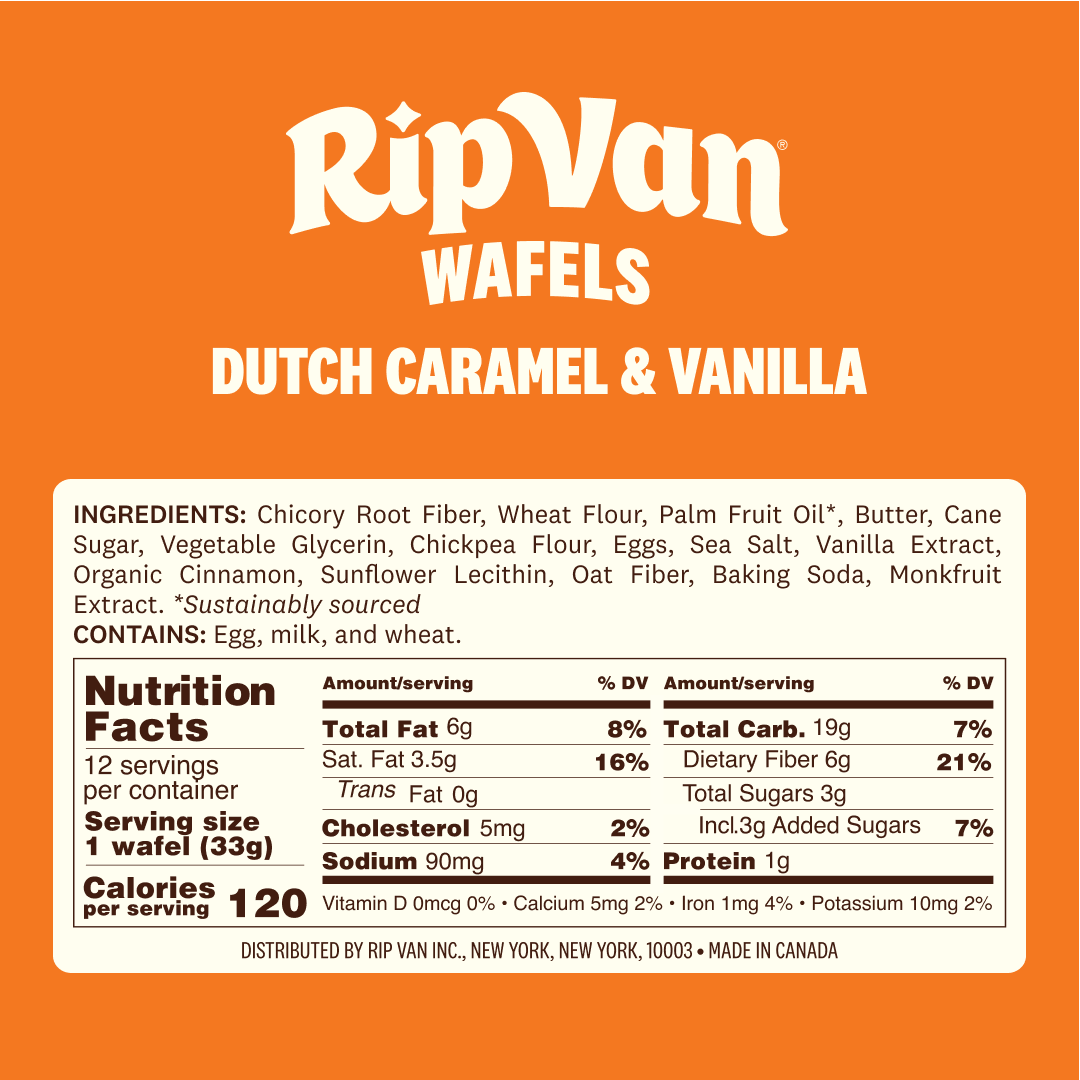 Wafels Dutch Caramel & Vanilla