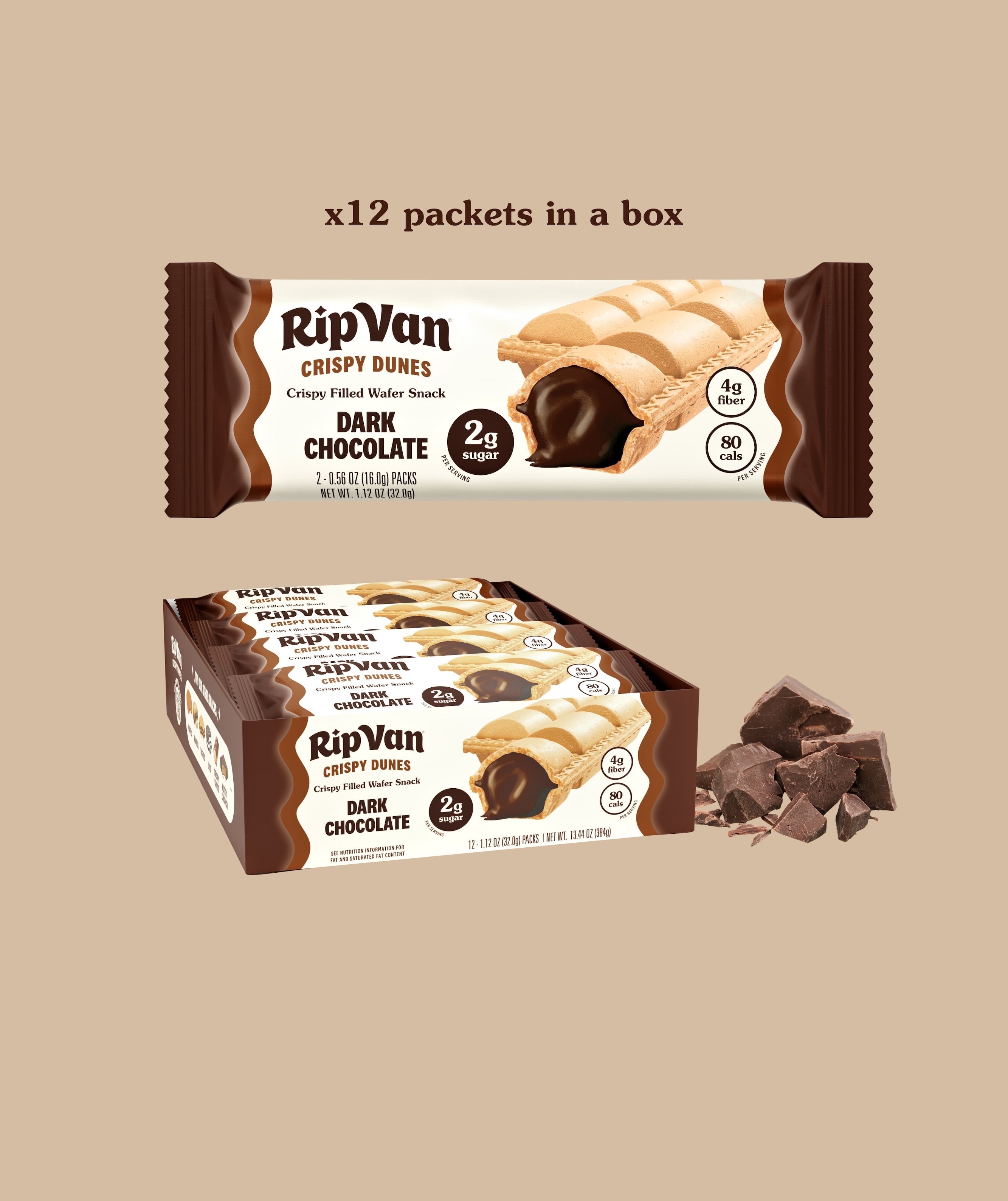 Ripvan Rip Van Crispy Dunes Dark Chocolate — product image