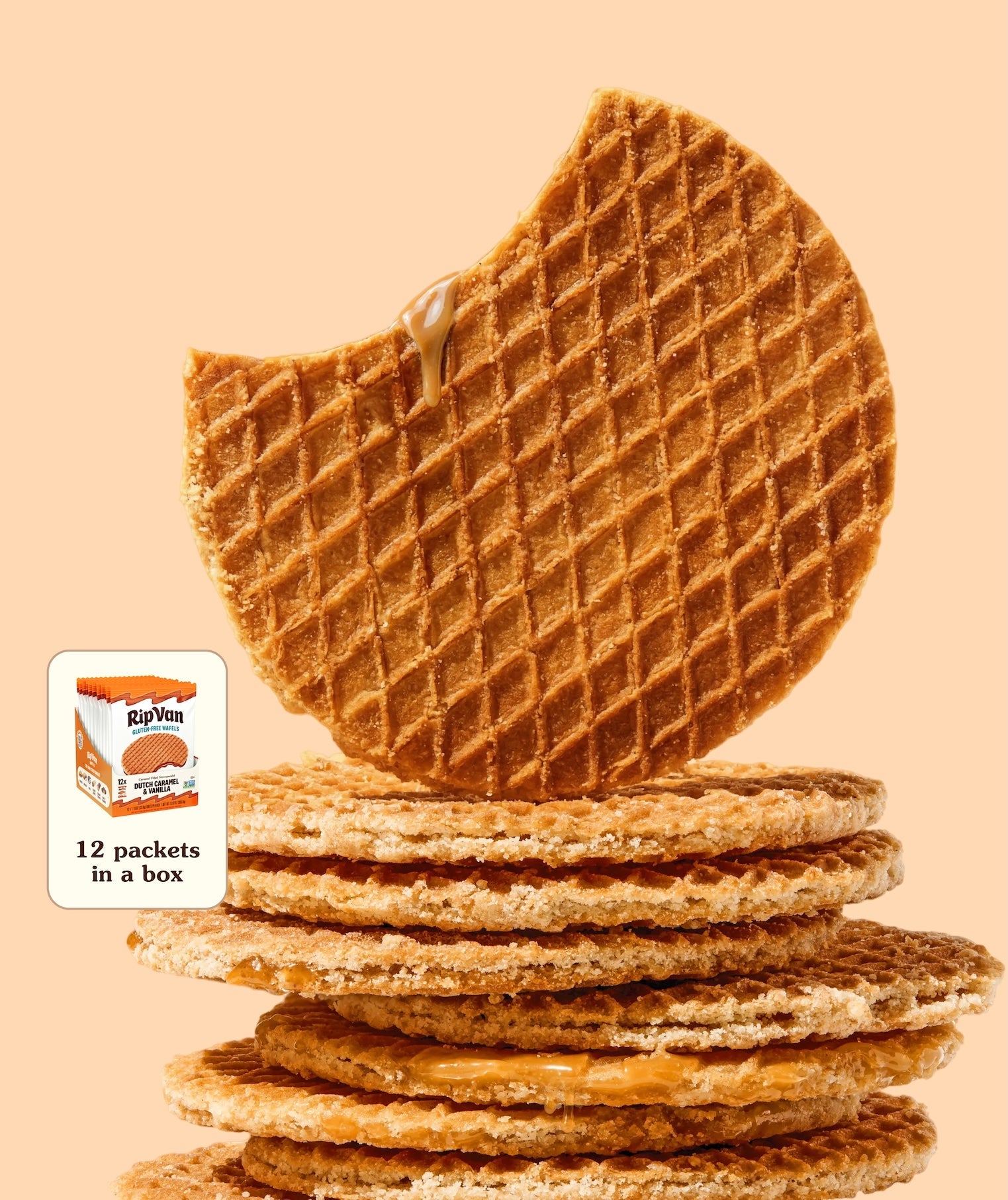 Wafels Dutch Caramel & Vanilla - Gluten Free