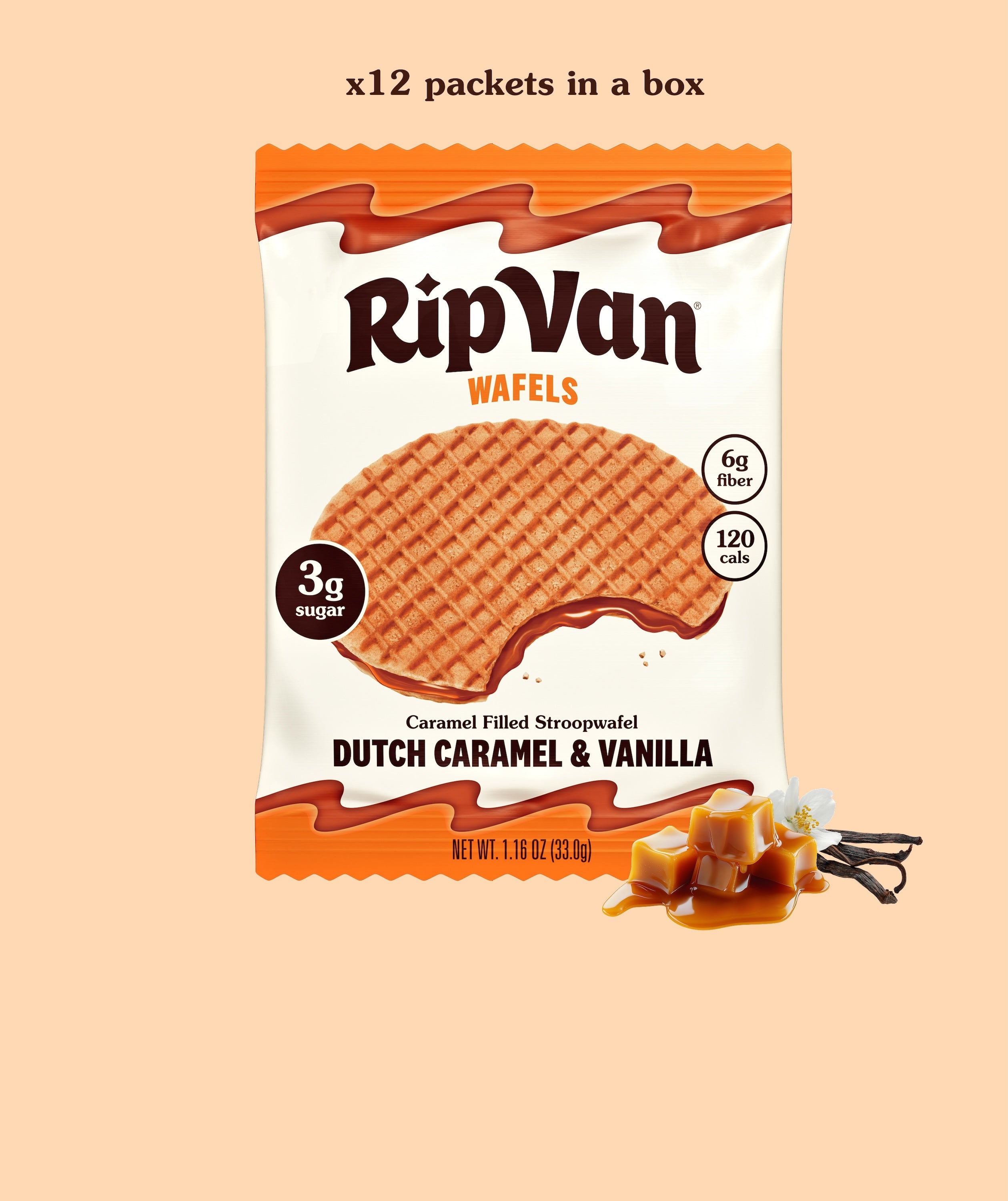 Wafels Dutch Caramel & Vanilla