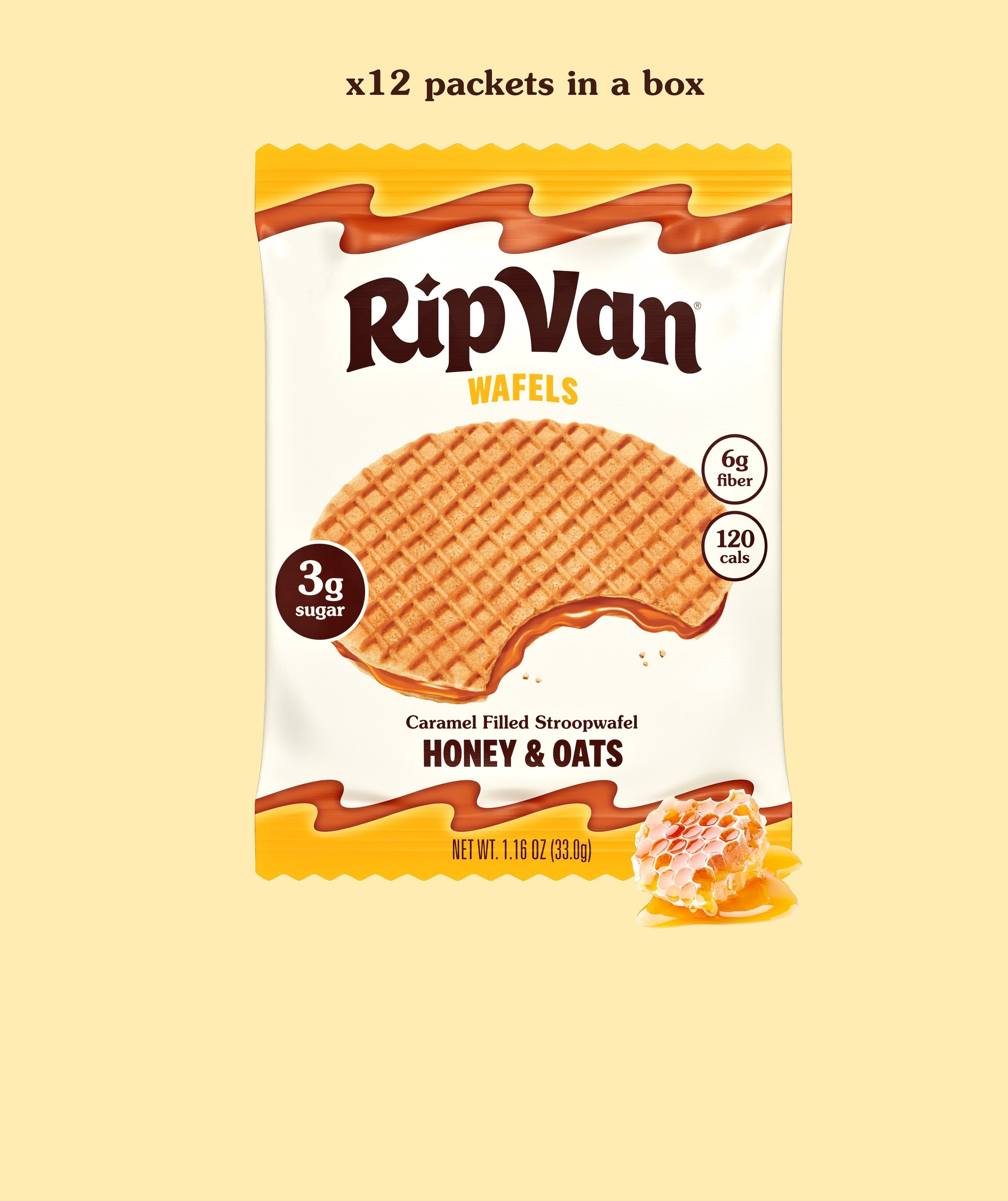 Wafels Honey & Oats
