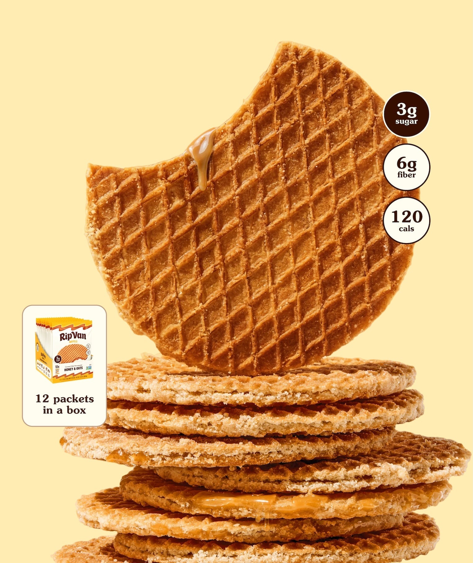 Wafels Honey & Oats