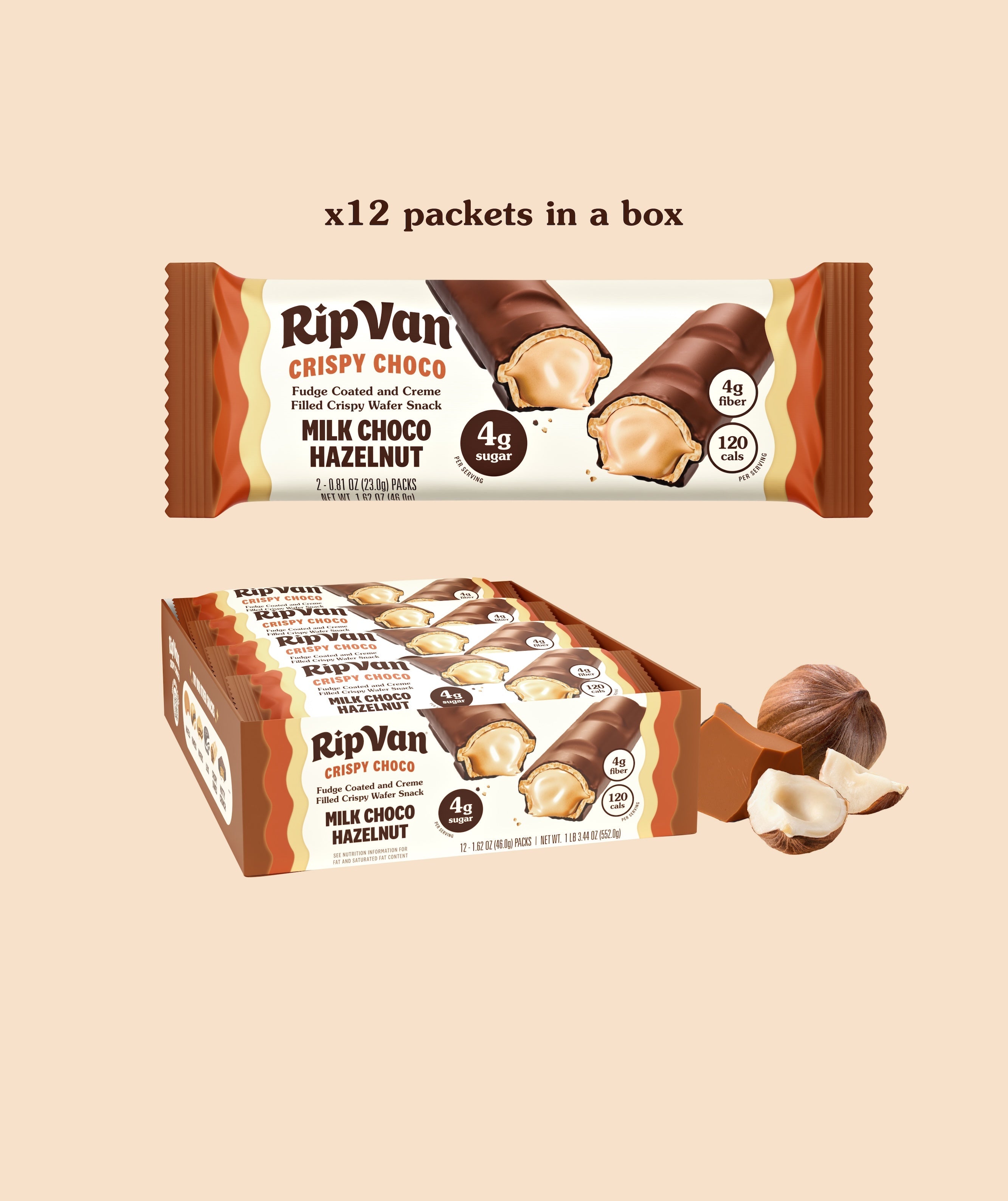 Crispy Choco Milk Choco Hazelnut