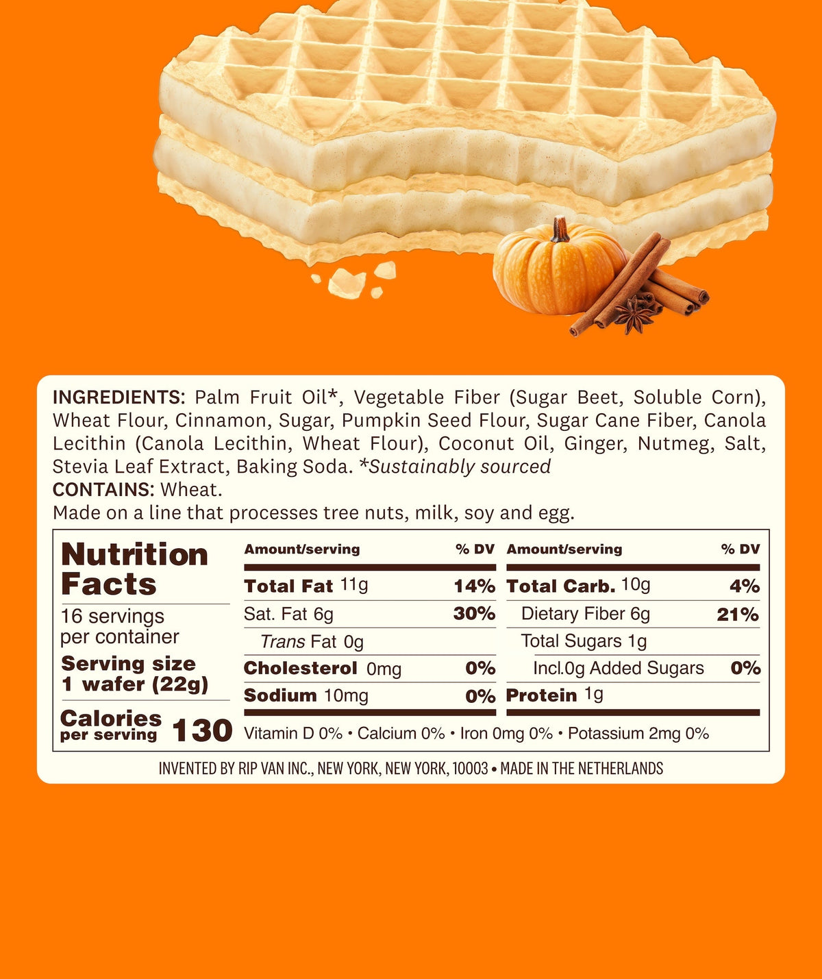Wafers Pumpkin Spice