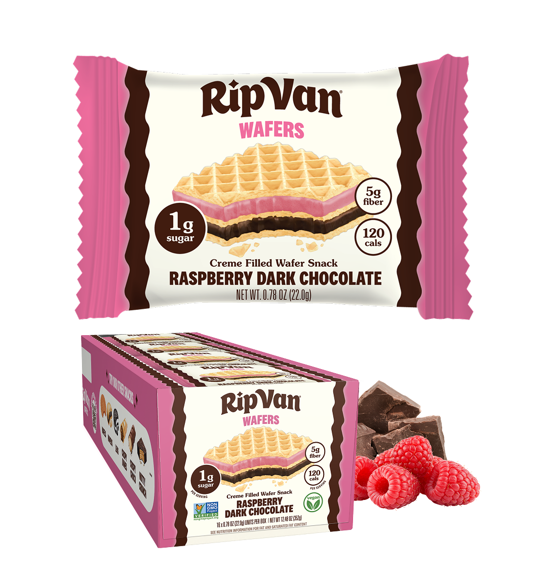 Wafers Raspberry & Dark Chocolate
