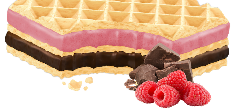 Raspberry Dark Chocolate wafers   4