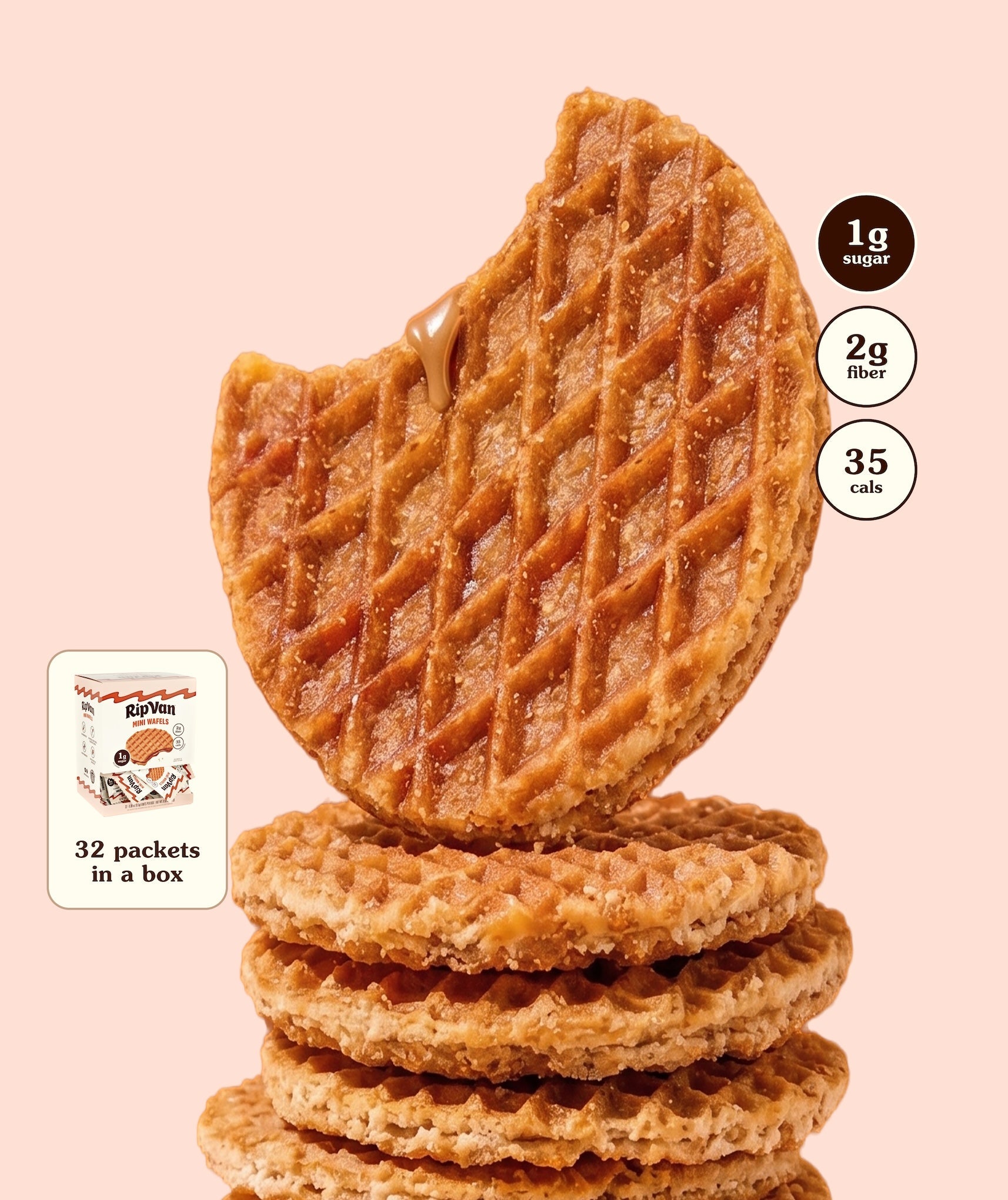 Snickerdoodle Mini Wafels - Rip Van – Rip Van