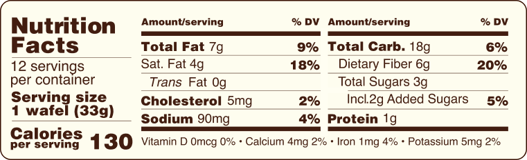 Wafels  Chocolate Brownie NFP 2