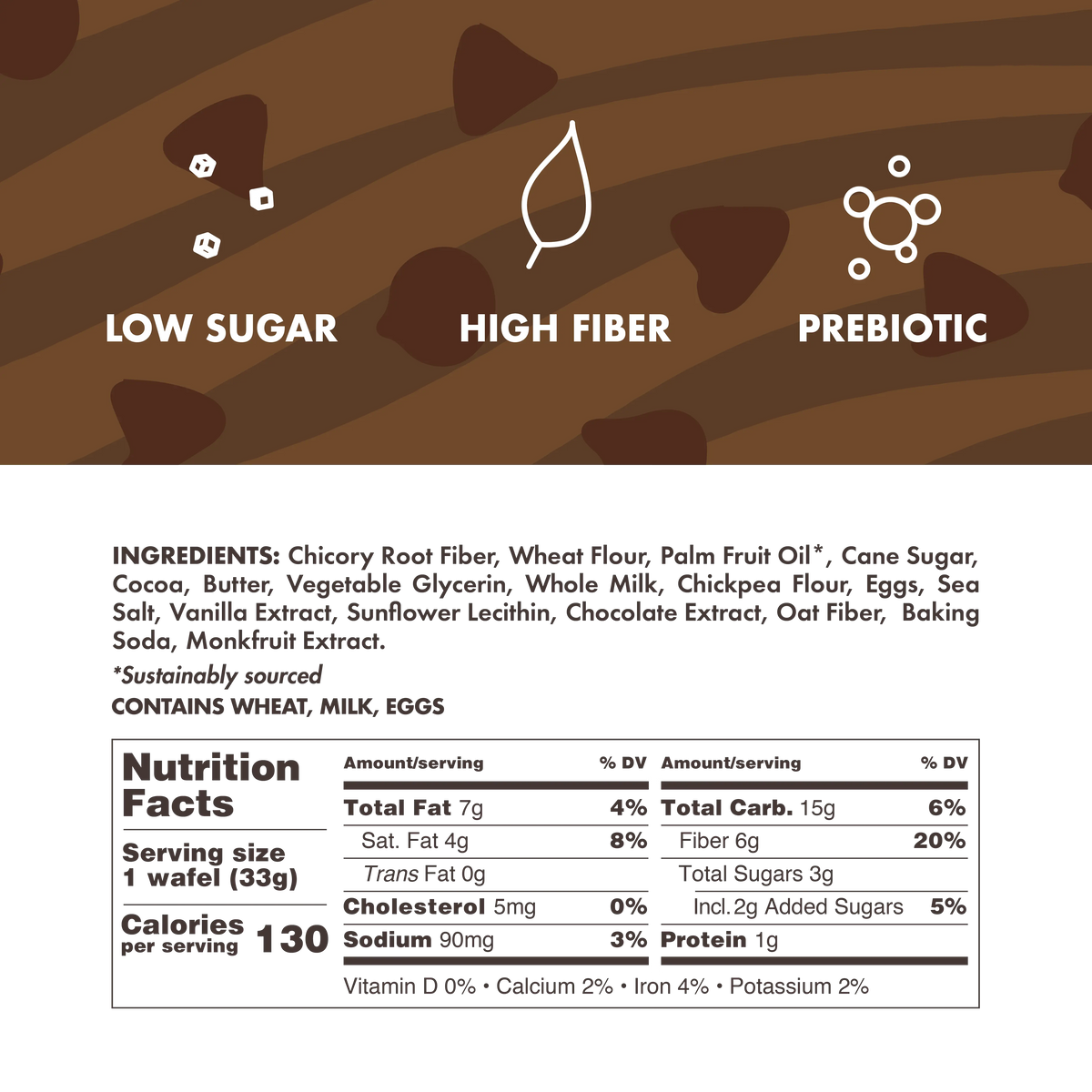 Wafels Chocolate Brownie - Sample