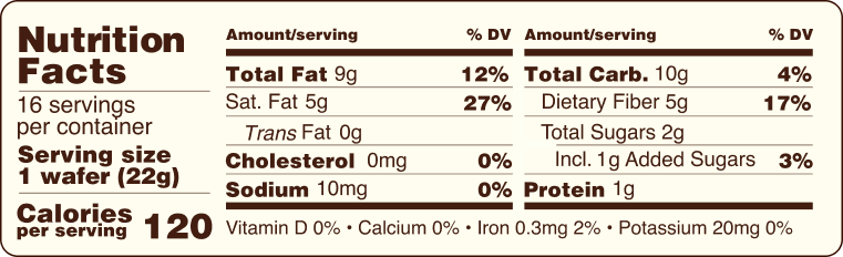 Wafers  Dark Chocolate NFP 2