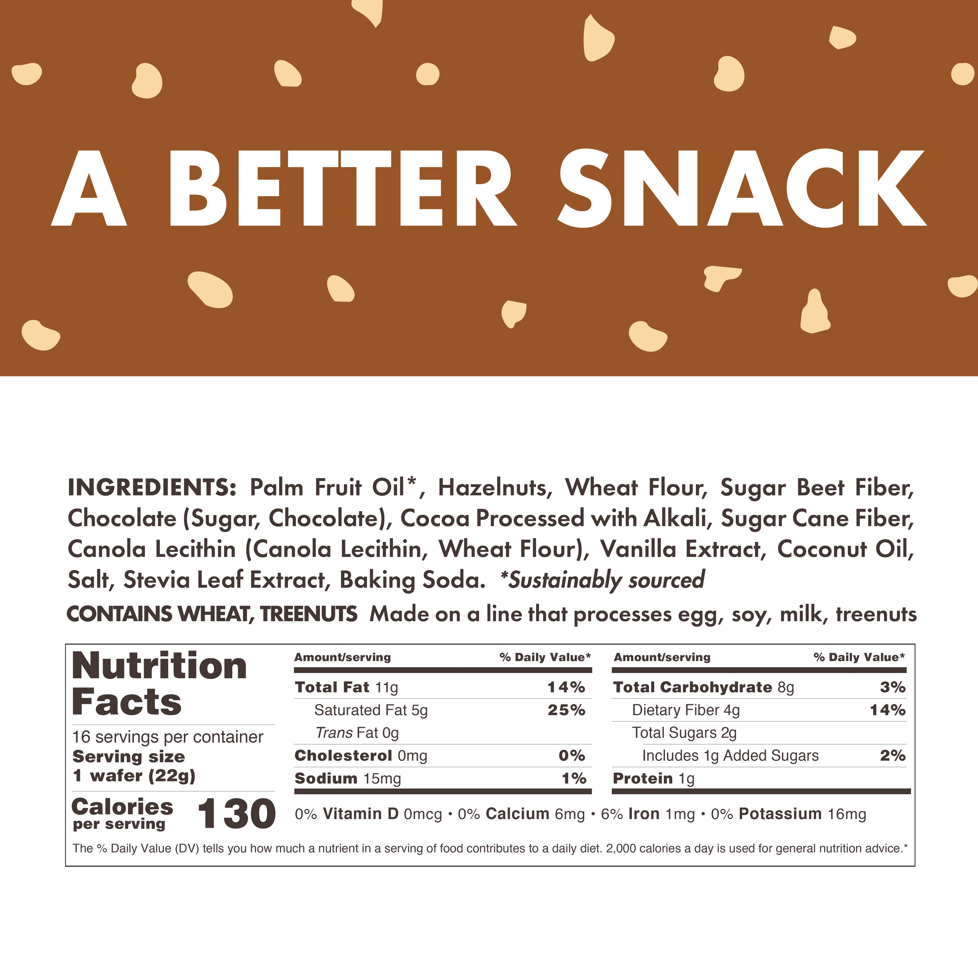 Wafers Chocolate Hazelnut - Sample