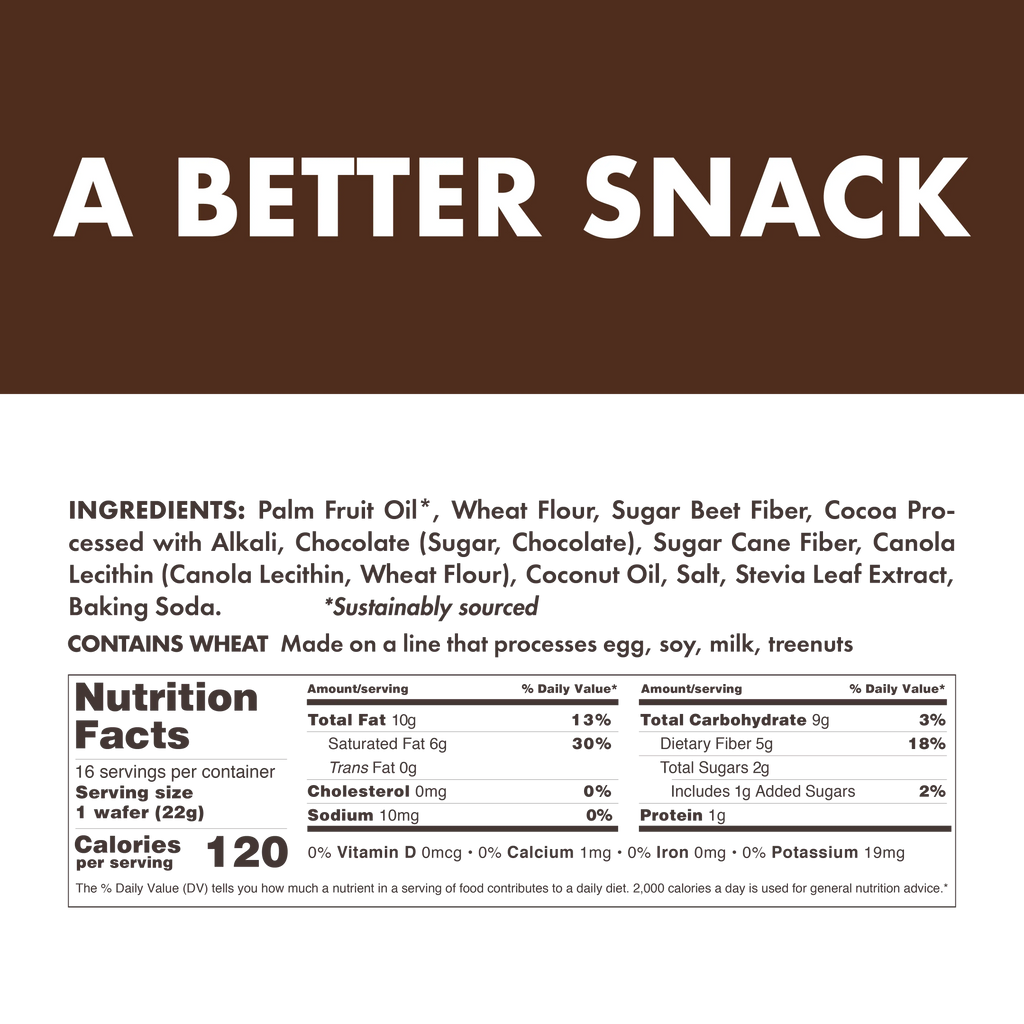 Wafers Dark Chocolate - Sample